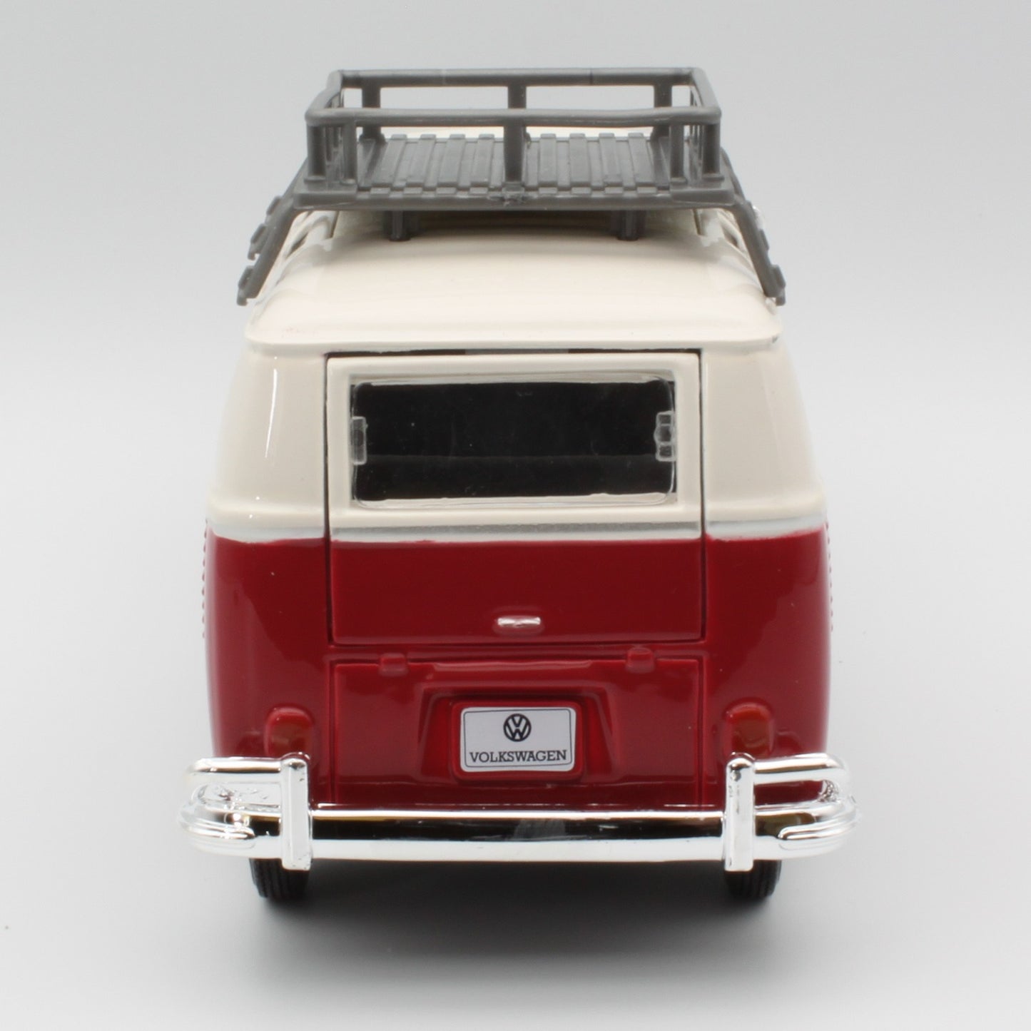 VW Van Samba (with Roof Rack) in red