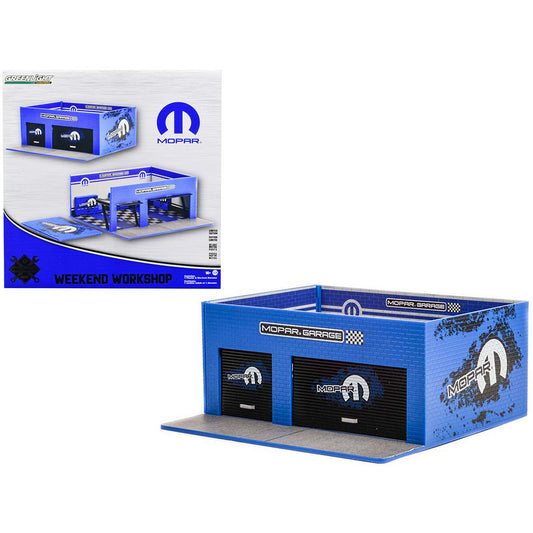 Weekend Workshop Mopar Garage (Mechanics Corner Series 9) in Blue