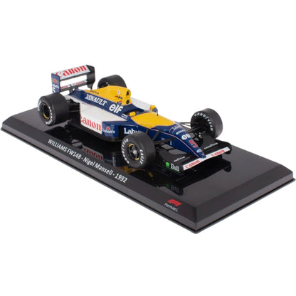 Williams FW14B Nigel Mansell (Blister Packaging 1992) in White/Blue/Yellow