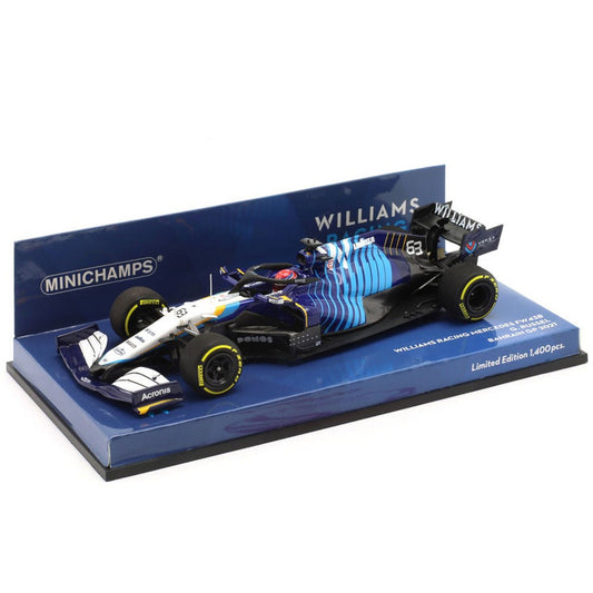 Williams Racing Mercedes FW43B George Russel (Bahrain GP 2021) in Blue