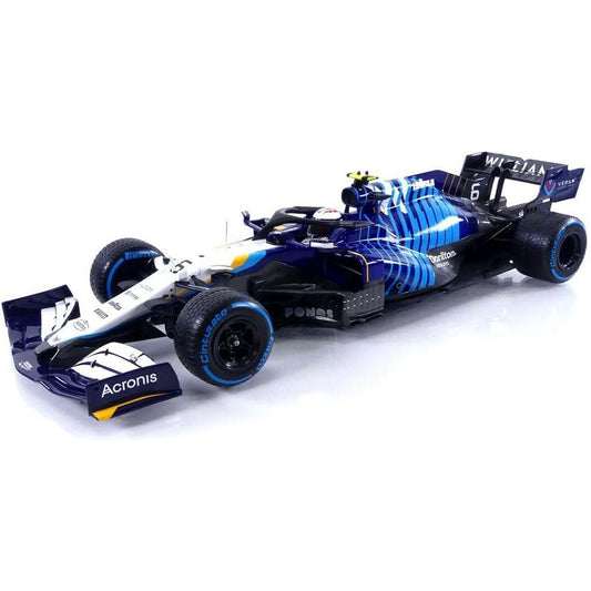 Williams Racing Mercedes FW43B Nicholas Latifi (Ninth Belgian GP 2021) in Blue/White