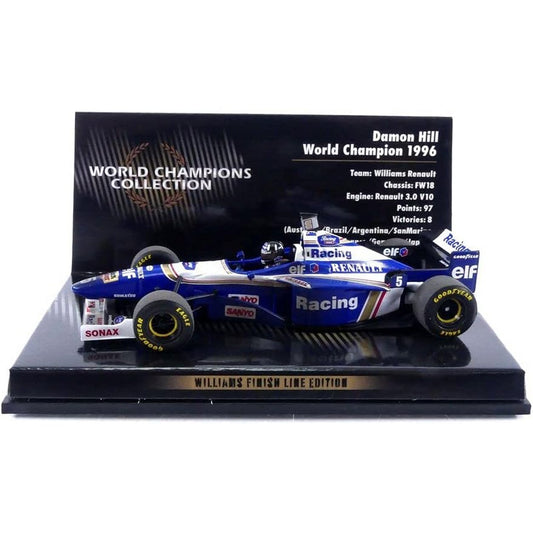 Williams Renault FW18 Damon Hill (World Champion 1996) in Blue/White