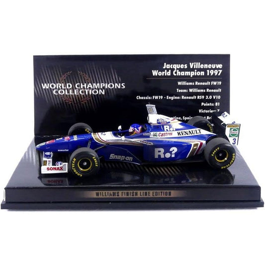 Williams Renault FW19 Jacques Villeneuve (World Champion 1997) in Blue