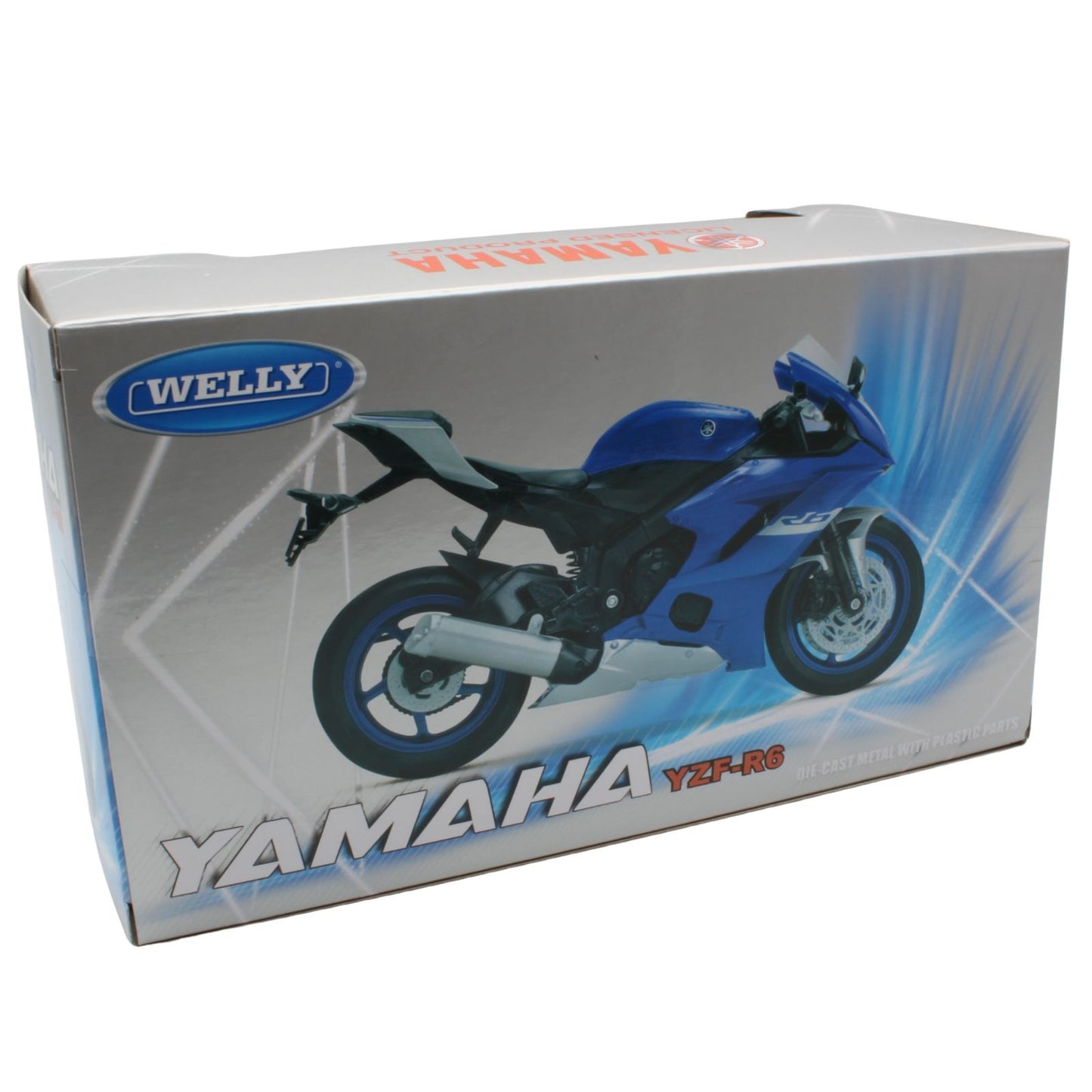 Yamaha YSF R6 in blue