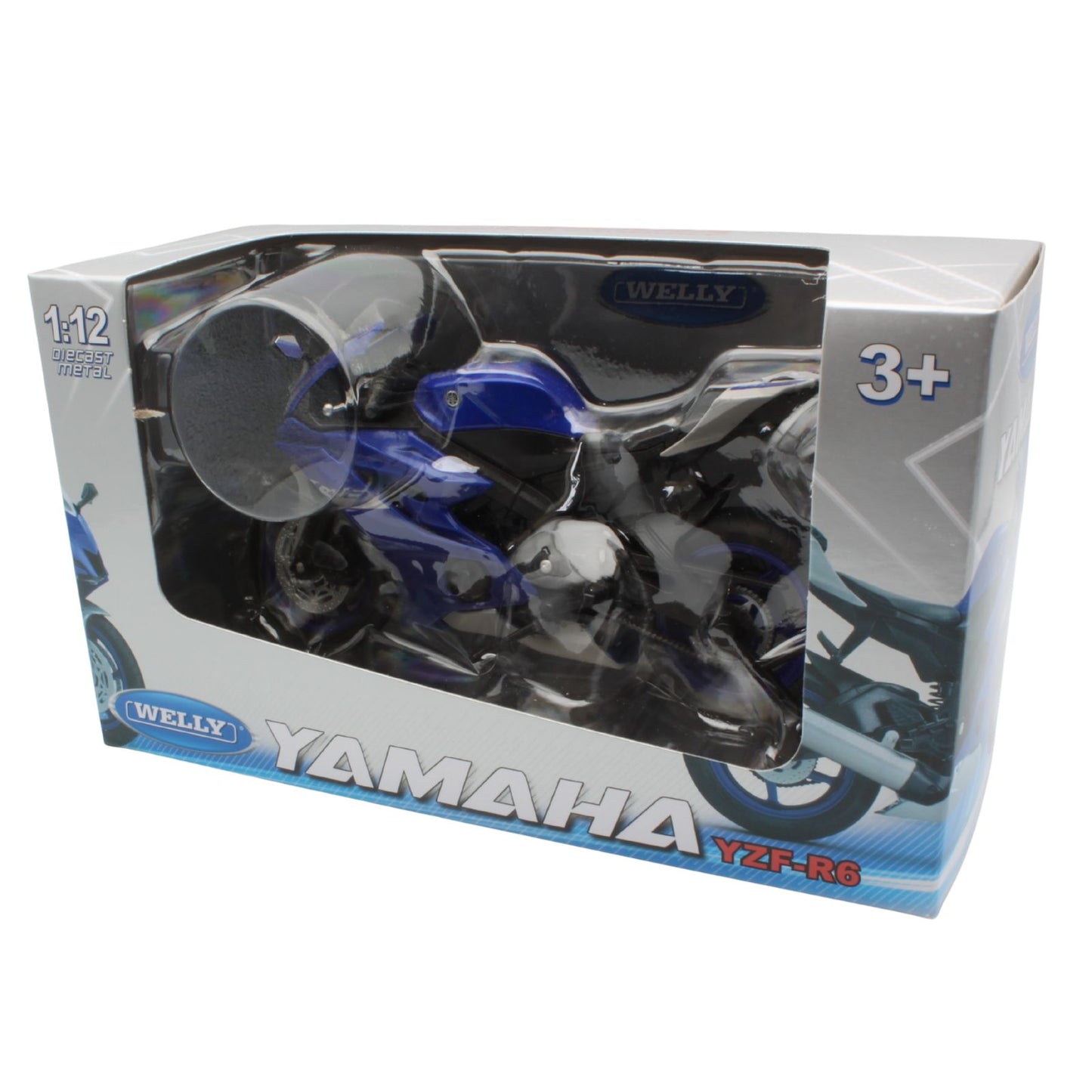 Yamaha YSF R6 in blue